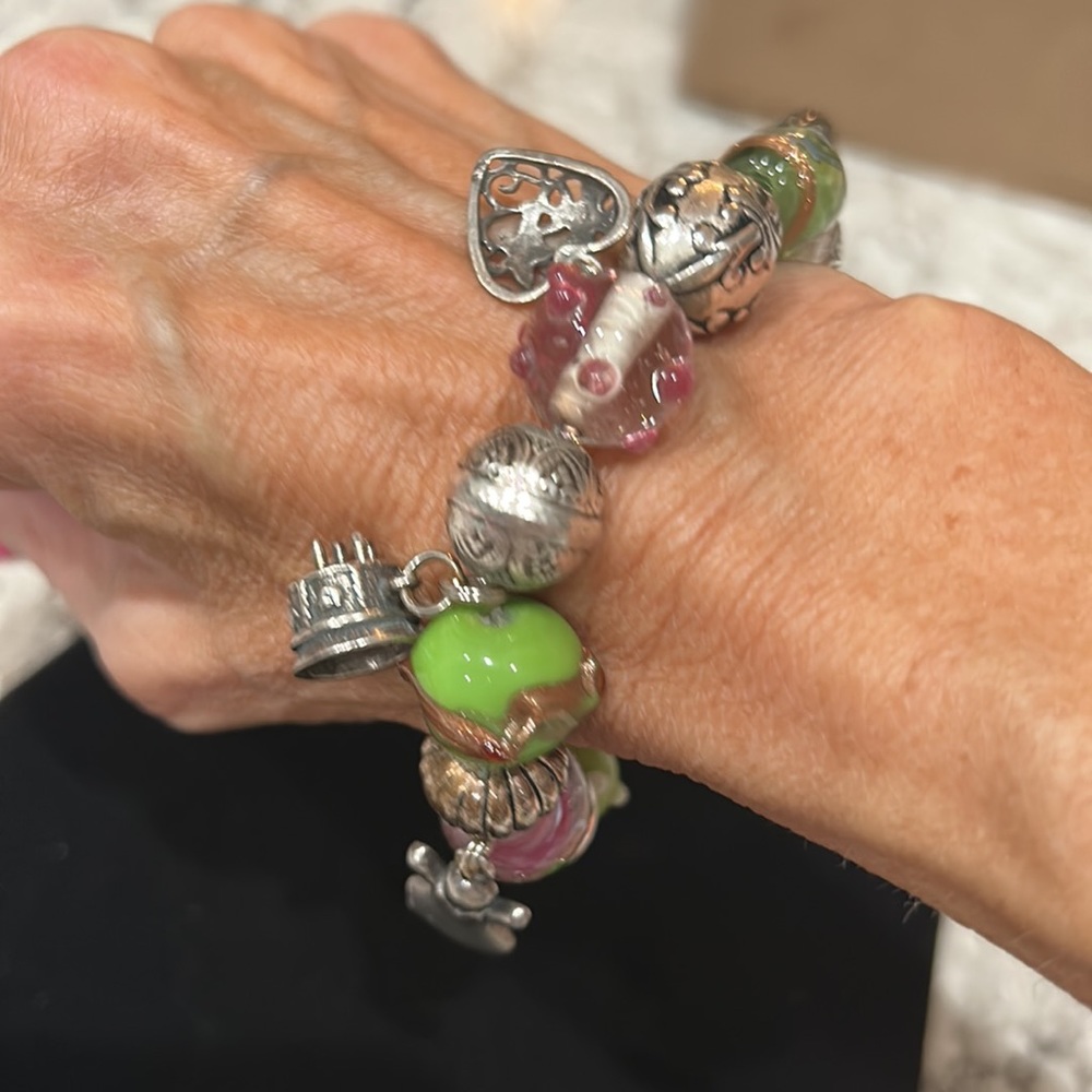 Vintage Danforth Pewter “Happy Birthday” Bracelet 🎉 - Picture 6 of 6